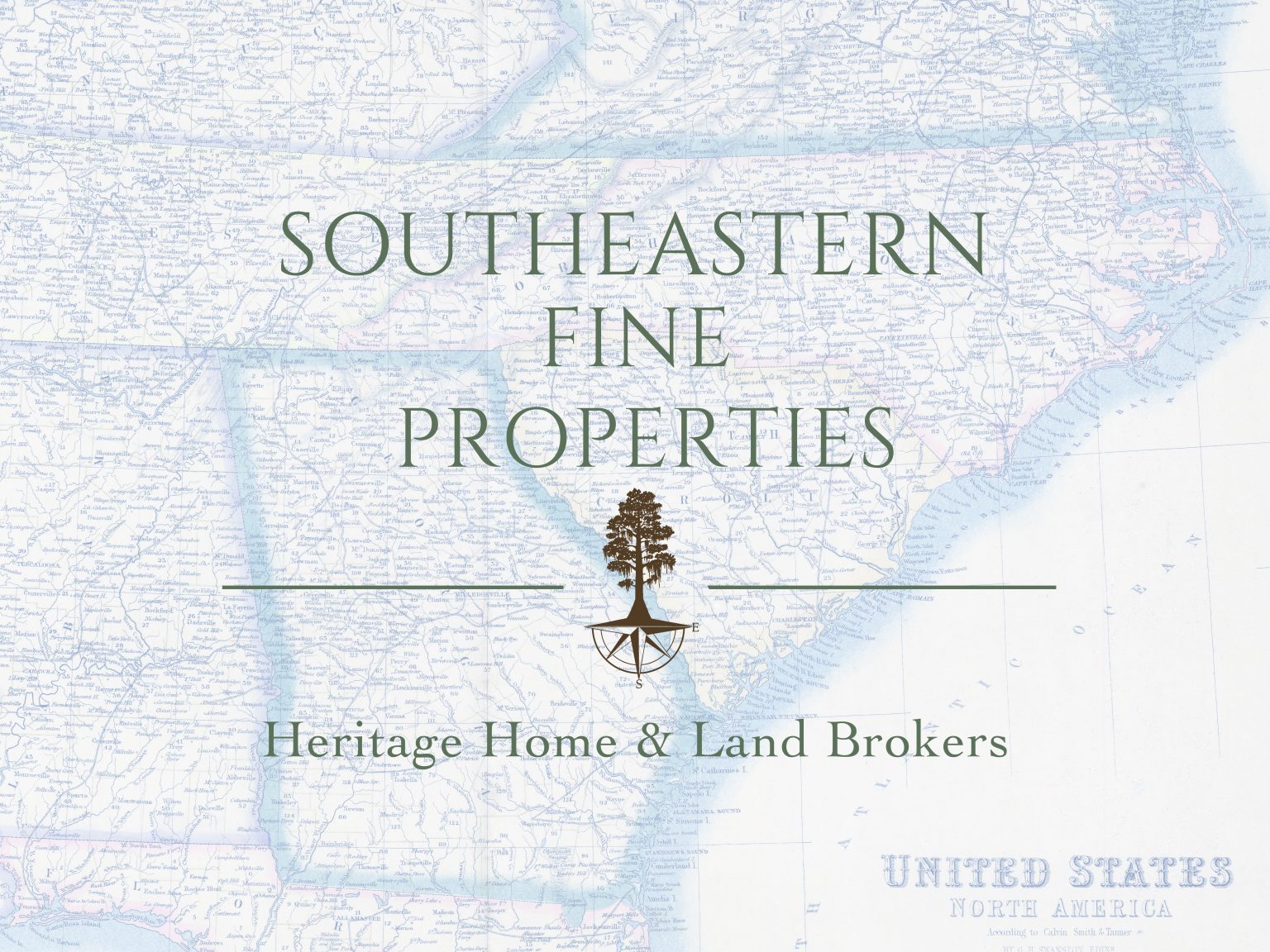 Southeastern Fine Properties Map Logo